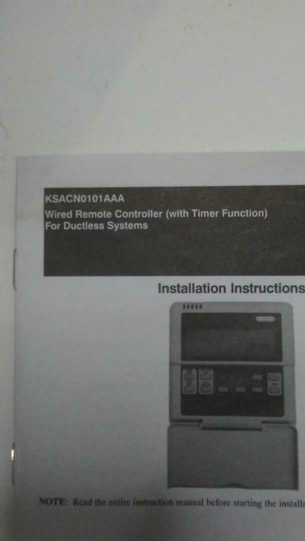 OEM Carrier KSACN0101AAA Wired Remote Thermostat KJR-12B/DP(T)-F-1A